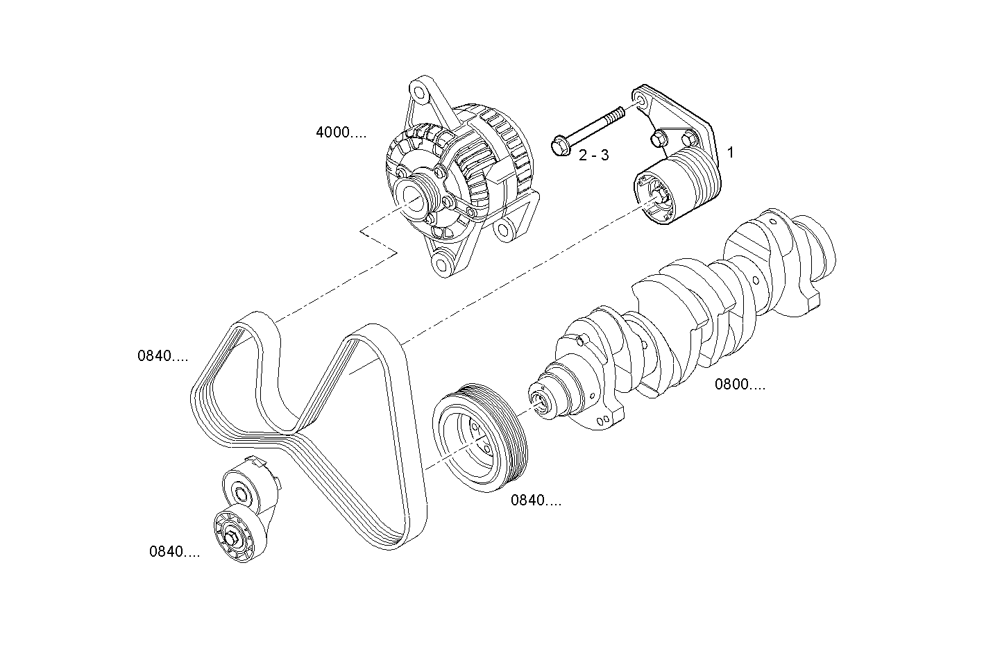 FAN SUPPORT - F1AE0481L*A001 SOFIM HPI 2.3L - TIER 2 parts diagram