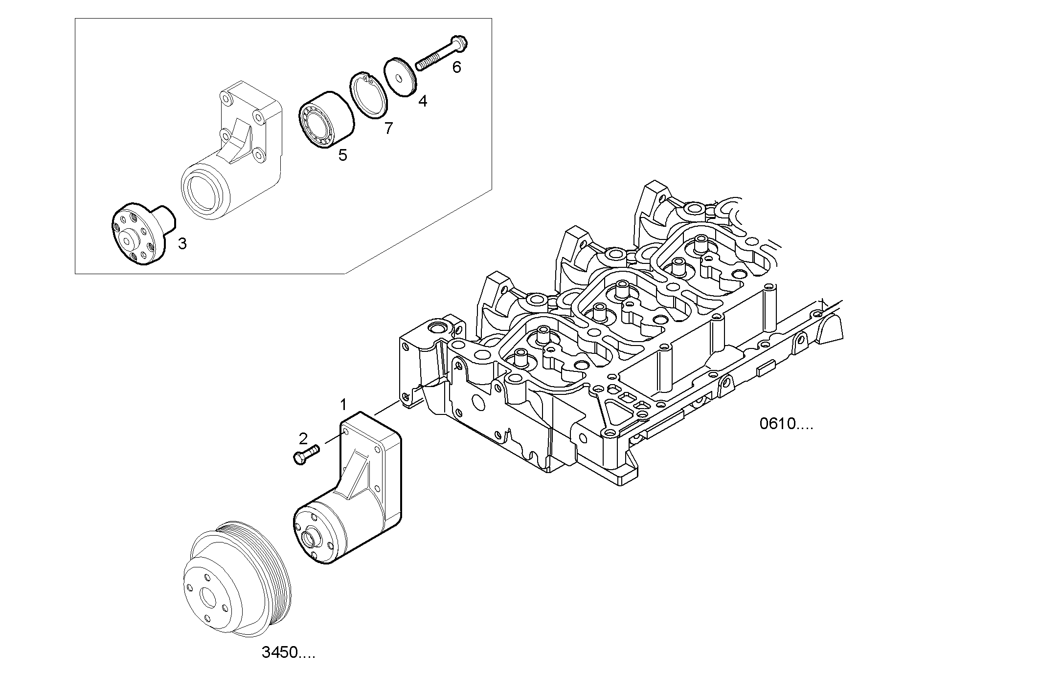 FAN SUPPORT - N40ENTD20.00A800 NEF 4 electron. - TIER 2 parts diagram