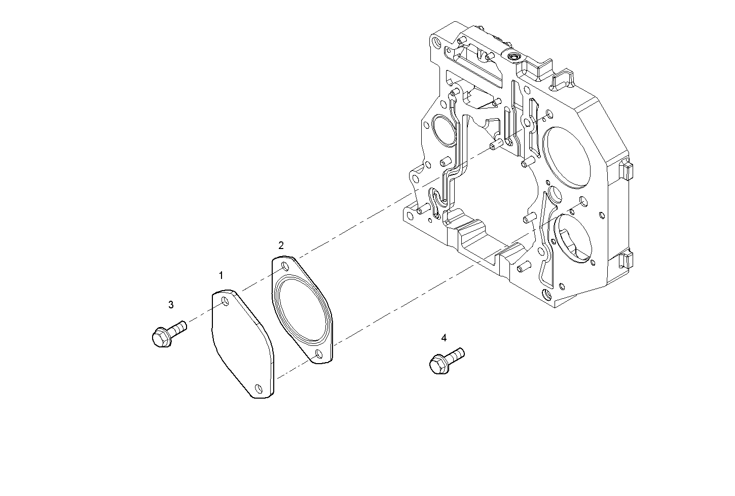 POWER TAKE OFF - N67MSAE00.00A001 NEF 6 mechanic. - TIER 2 parts diagram