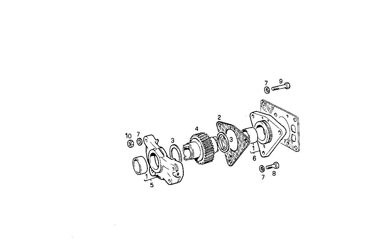 POWER TAKE OFF - 8040SRM16.10 8040SRM16 parts diagram