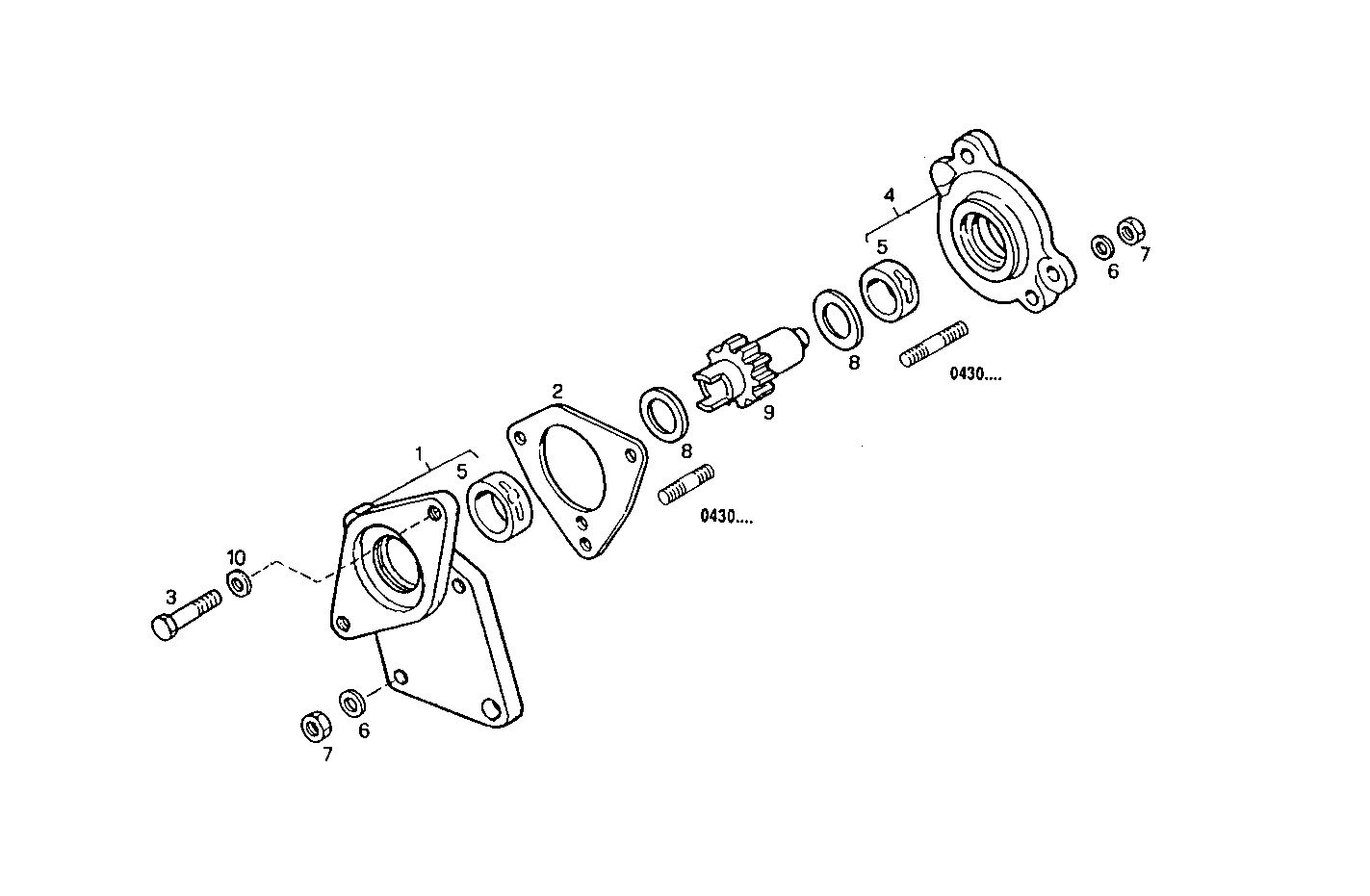 POWER TAKE OFF - 8040SRC20.00 8040SRC20 parts diagram