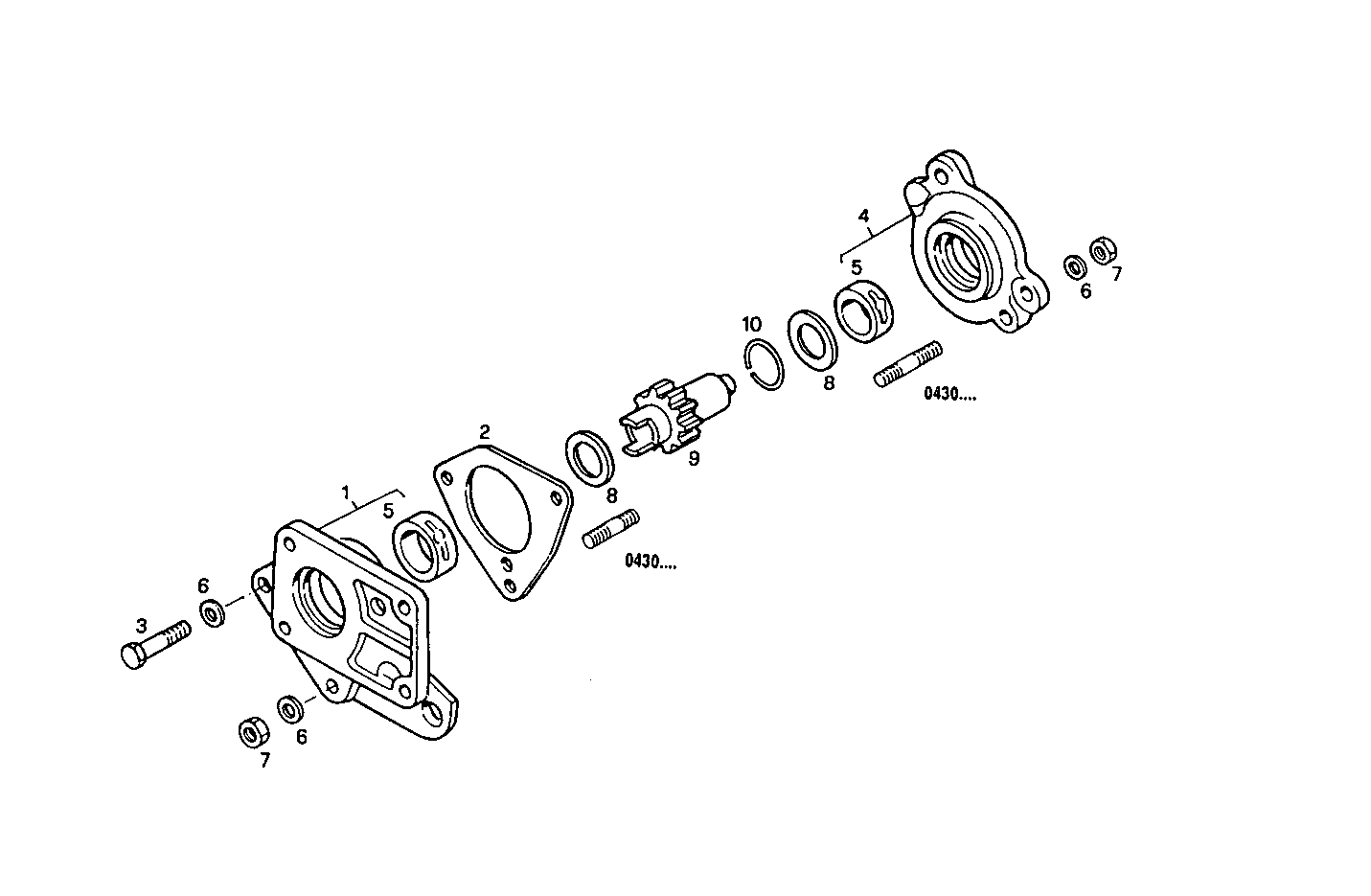 POWER TAKE OFF - 8035E00.00A800 8035E00 parts diagram