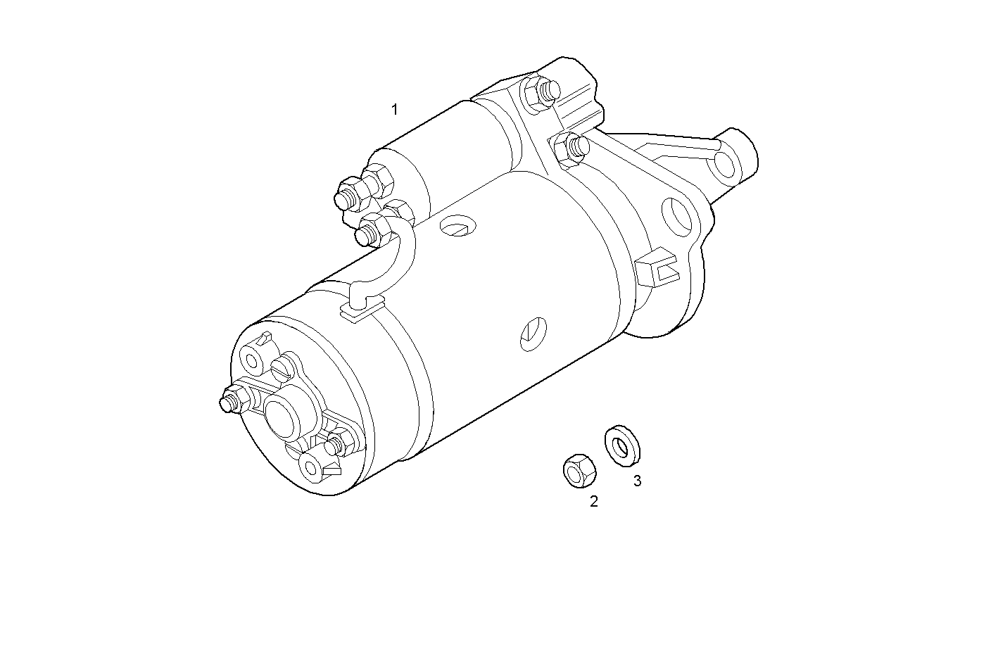 STARTER MOTOR - 8140SRC31.35L002- 1C 8140SRC31 parts diagram