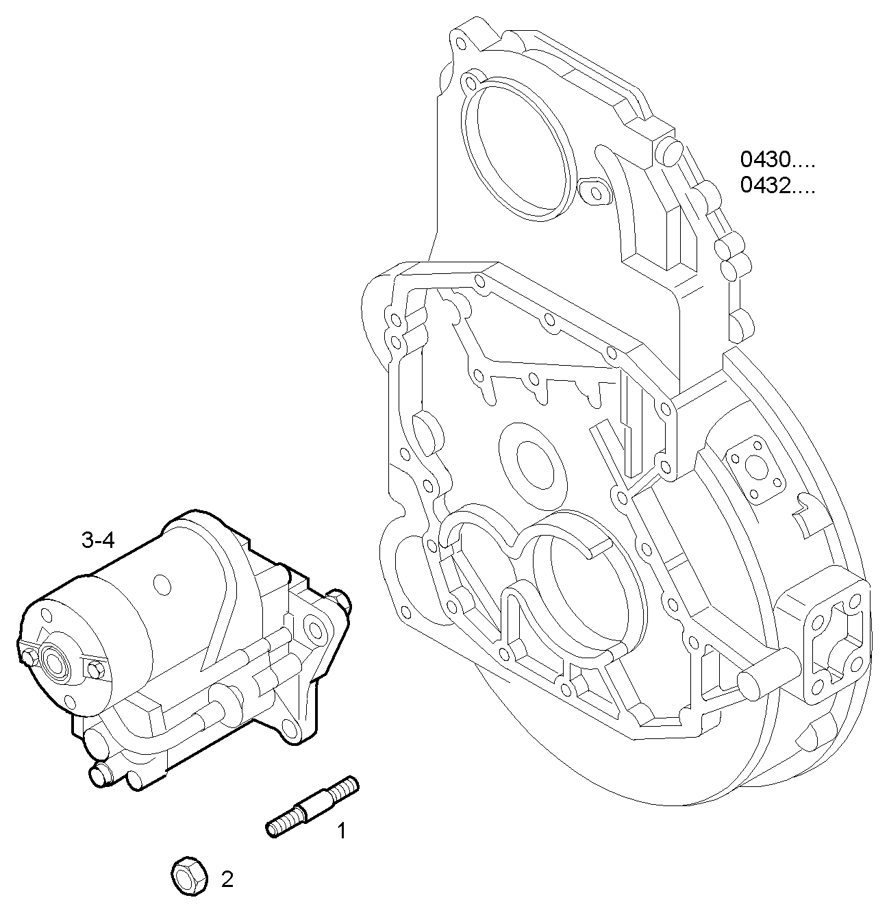 STARTER MOTOR - CURSOR13TE1.A559 CURSOR 13 parts diagram
