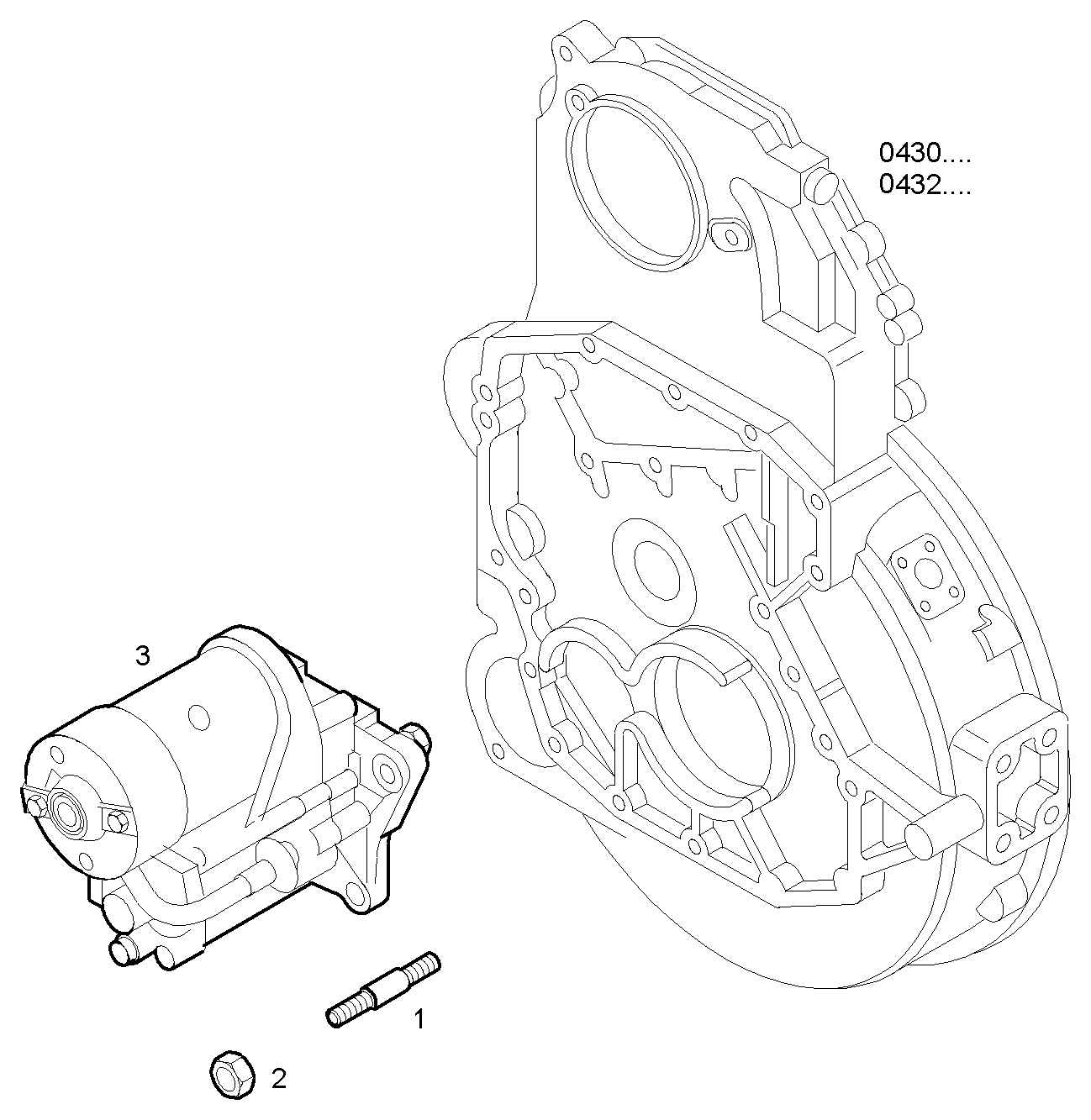 STARTER MOTOR - C13ENAM19.00 CURSOR 13 parts diagram