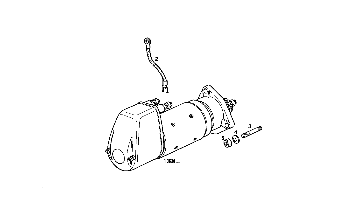 STARTER MOTOR - 8210SRM36.32 8210SRM36 parts diagram