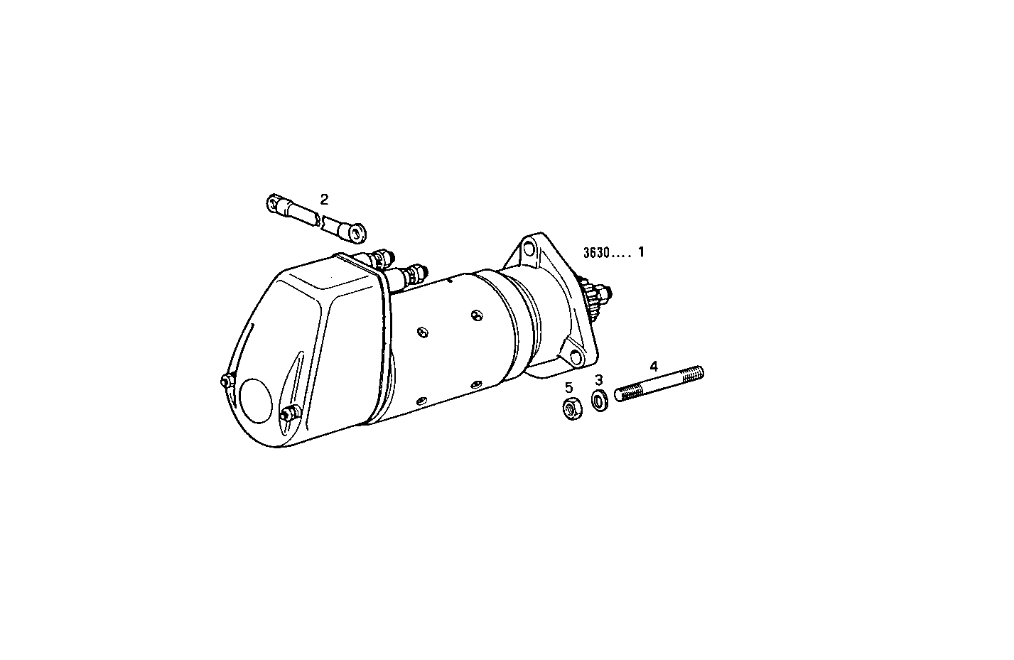 STARTER MOTOR - 8210i03.00A550 8210i03 parts diagram