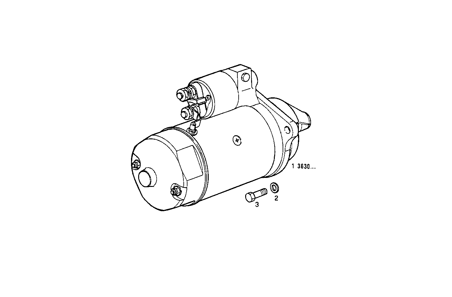 STARTER MOTOR - 12V - 8040SRC21.10 8040SRC21 parts diagram