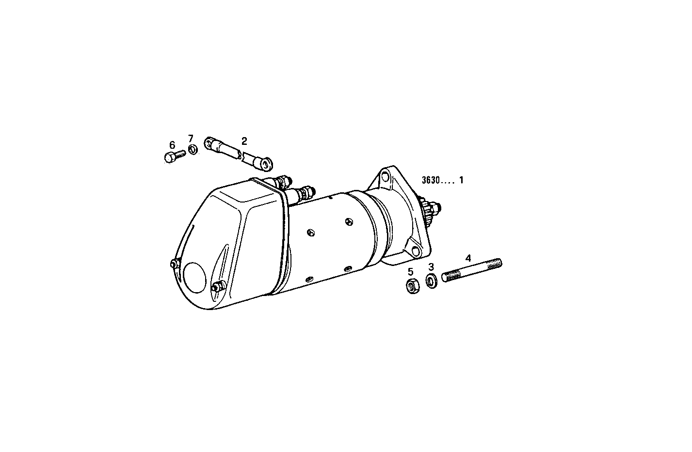 STARTER MOTOR - PU8210SI02.00A100 PU8210SI02 parts diagram