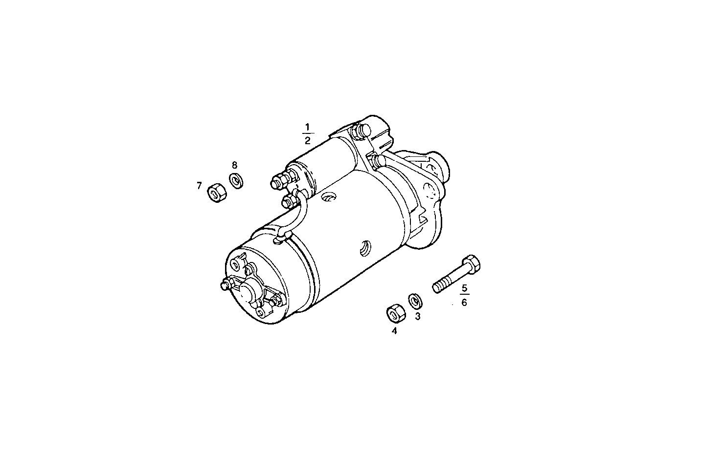 STARTER MOTOR - 8141Si27.02 8141Si27 parts diagram