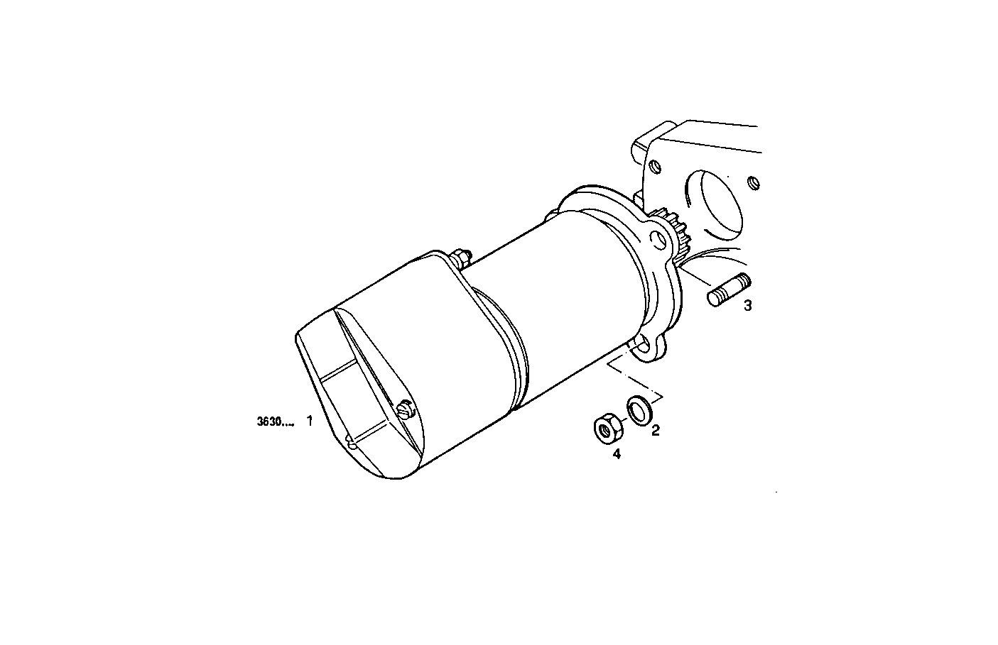 STARTER MOTOR - 8460M15.12 8460M15 parts diagram