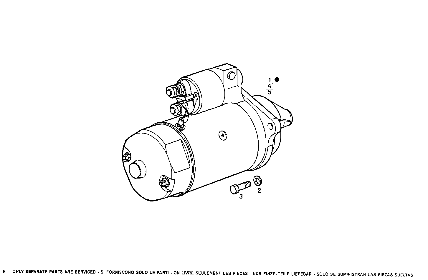 STARTER MOTOR - 8361SRM40.01 8361SRM40 parts diagram