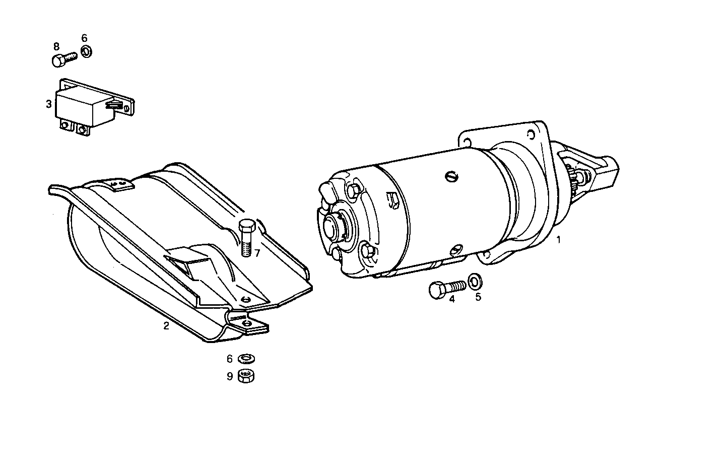 STARTER MOTOR - 8065M12.21 8065M12 parts diagram