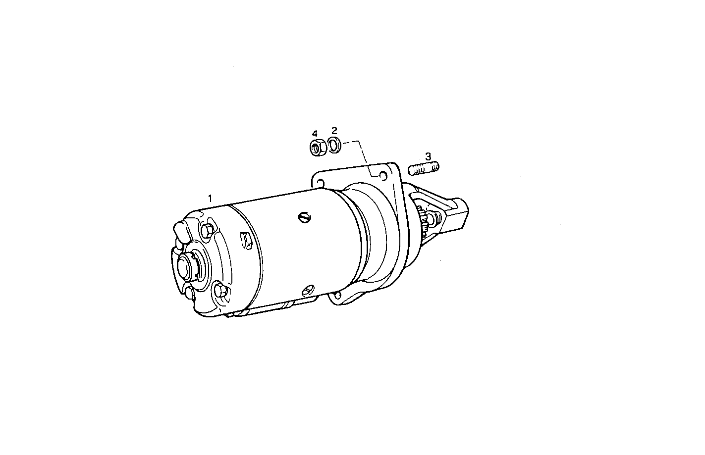 STARTER MOTOR parts diagram