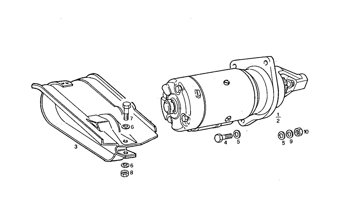 STARTER MOTOR - 8061C05.05A001 8061C05 parts diagram