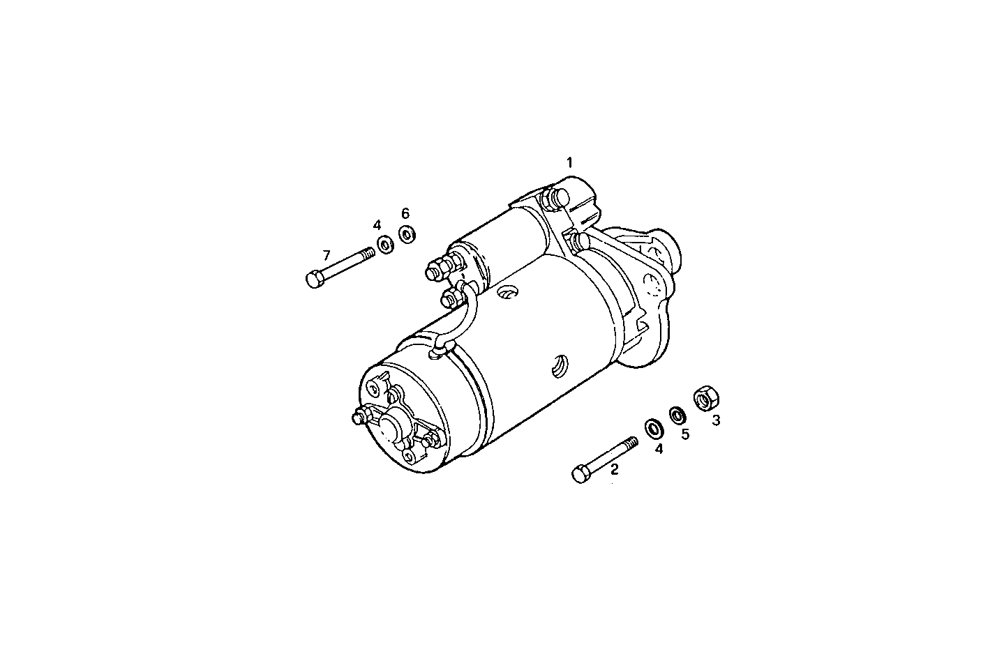 STARTER MOTOR - 8140SRC20.10 8140SRC20 parts diagram