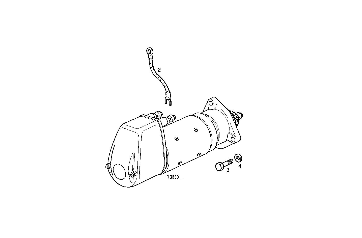 STARTER MOTOR - 8210SRM45.10 8210SRM45 parts diagram