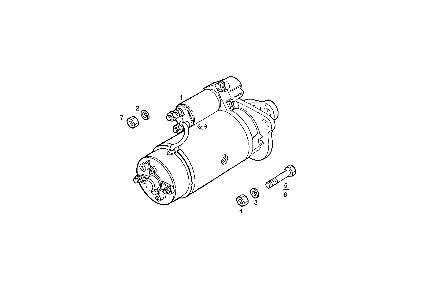 STARTER MOTOR - 8140SE00.00A012 8140SE00 parts diagram