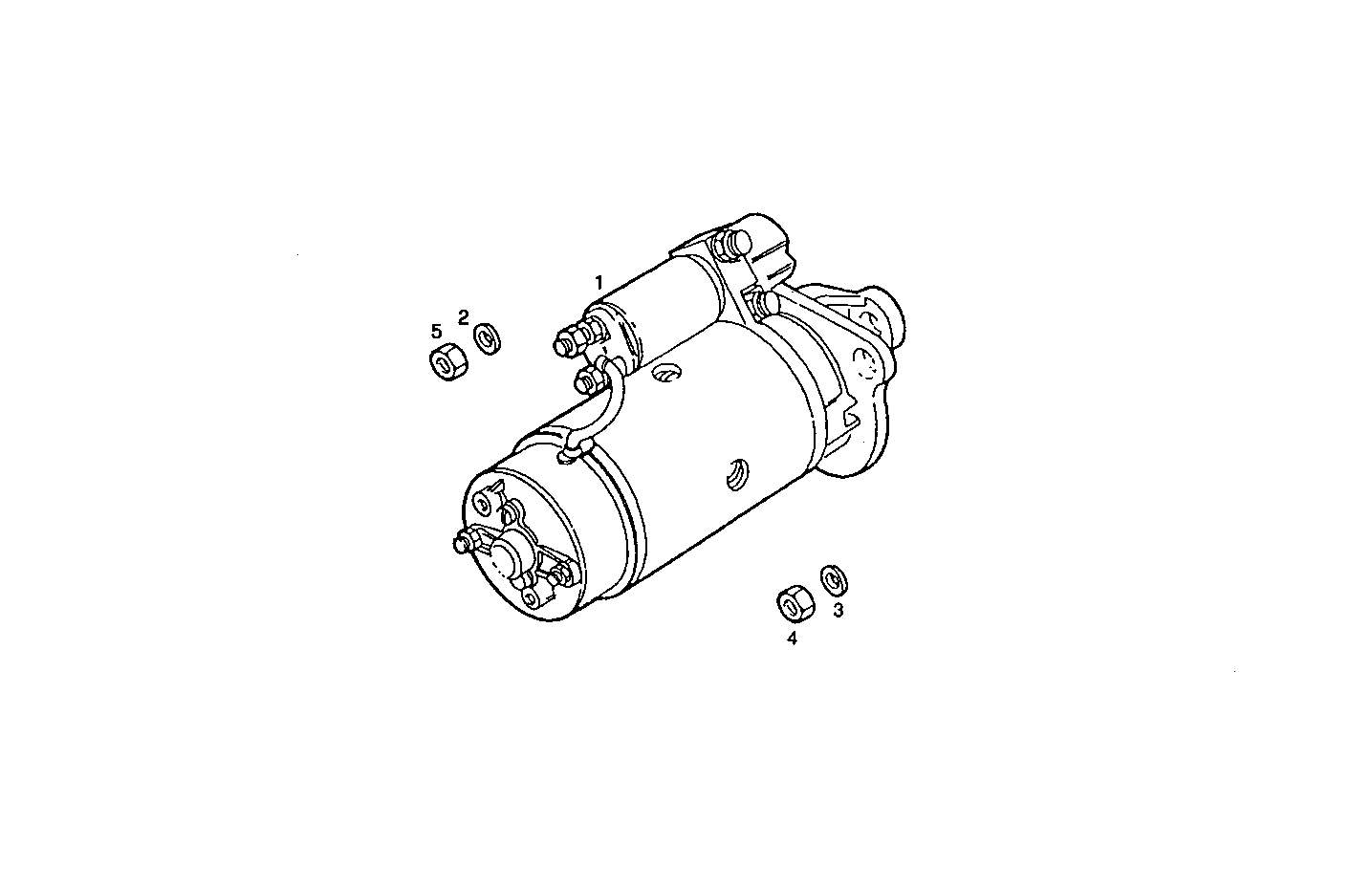 STARTER MOTOR - 8141E00.00 8141E00 parts diagram