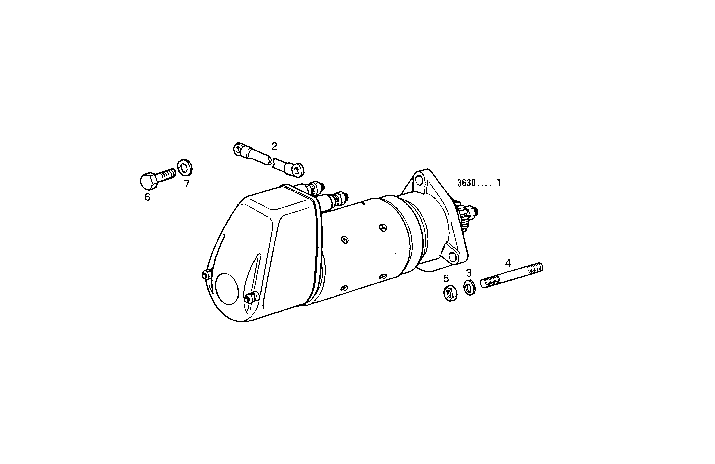 STARTER MOTOR - GE8210SRG75.10A70E GE8210SRG75 parts diagram