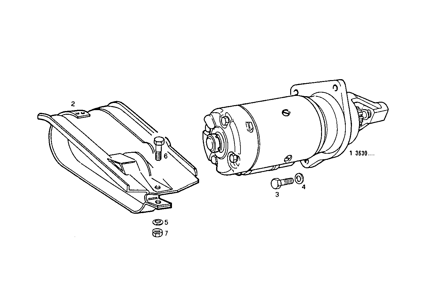 STARTER MOTOR - 8061Si40.00 8061Si40 parts diagram