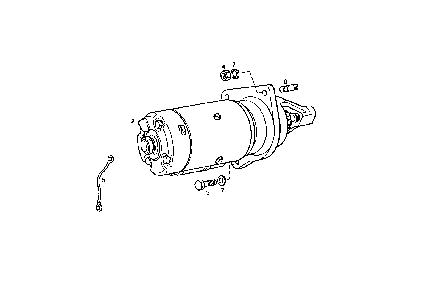 STARTER MOTOR - 8060SM21.10 8060SM21 parts diagram