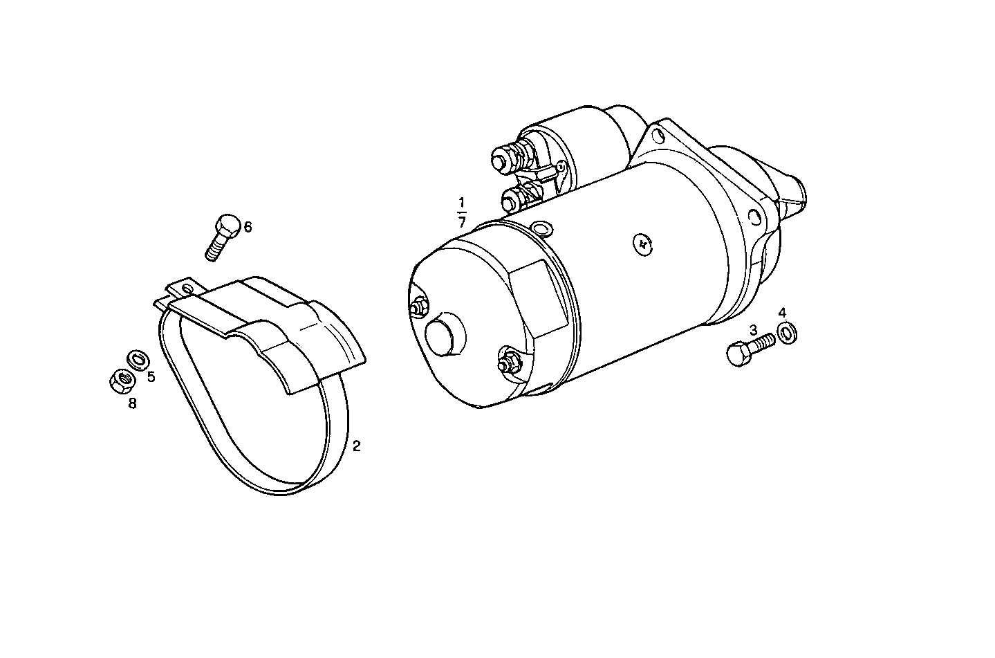 STARTER MOTOR - 8061SRi25.06 8061SRi25 parts diagram