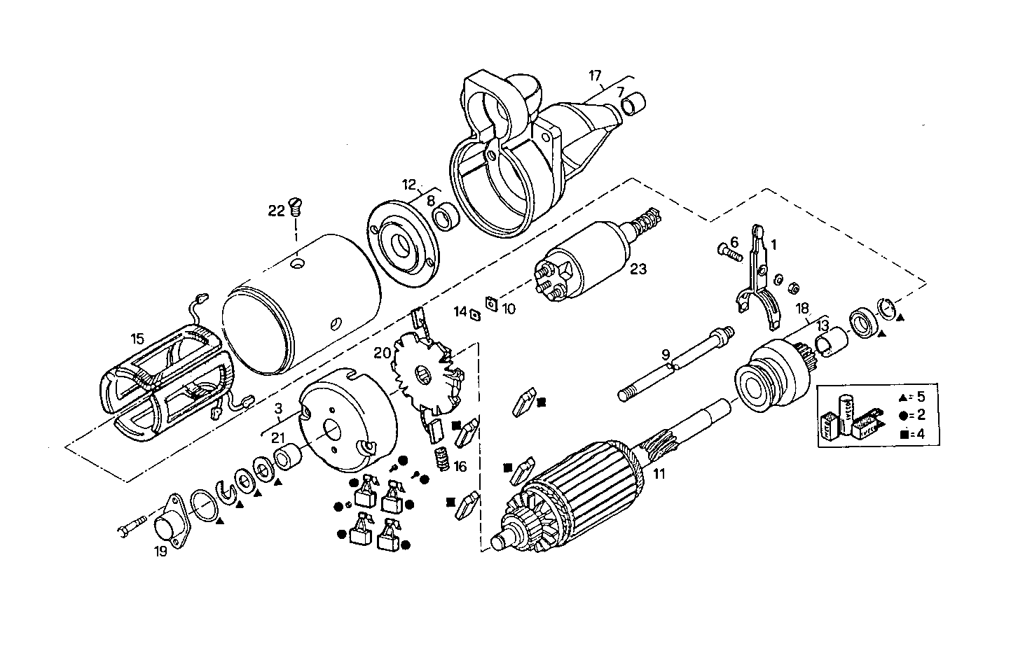 STARTER MOTOR - 8140C00.00 8140C00 parts diagram