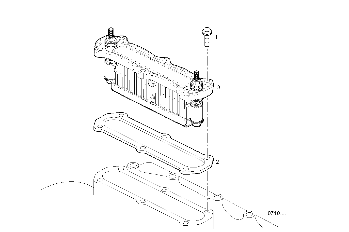 THERMO-STARTER - F4AE3481D*P103 NEF 4 electron. - EURO 4 parts diagram