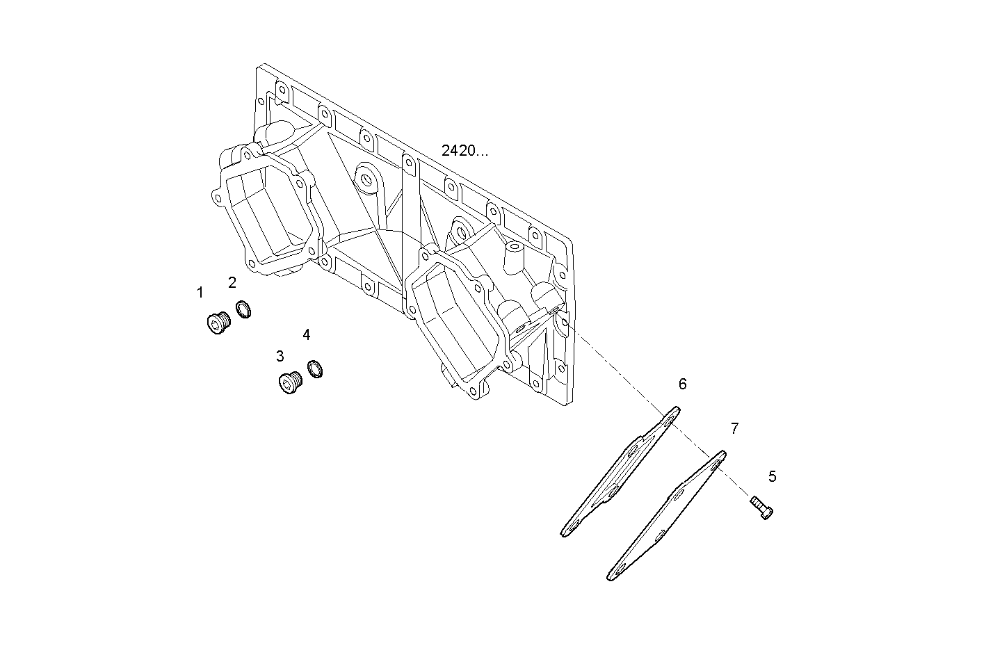 HAND STARTER SETTINGS - VECTOR8TE2.A002 VECTOR 8 parts diagram