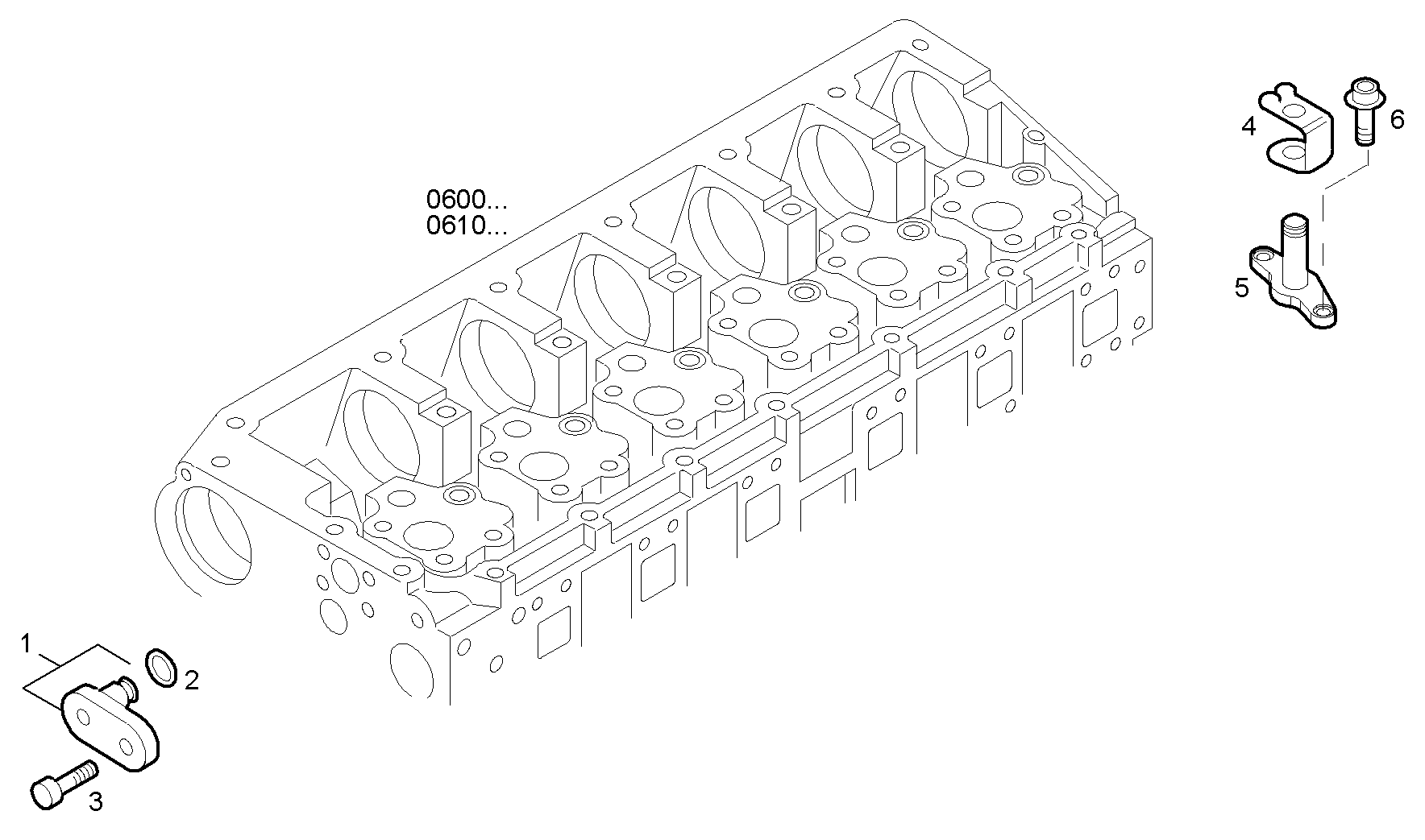 ENGINE EXHAUST BRAKE - GECURSOR350E.A551 CURSOR 13 parts diagram