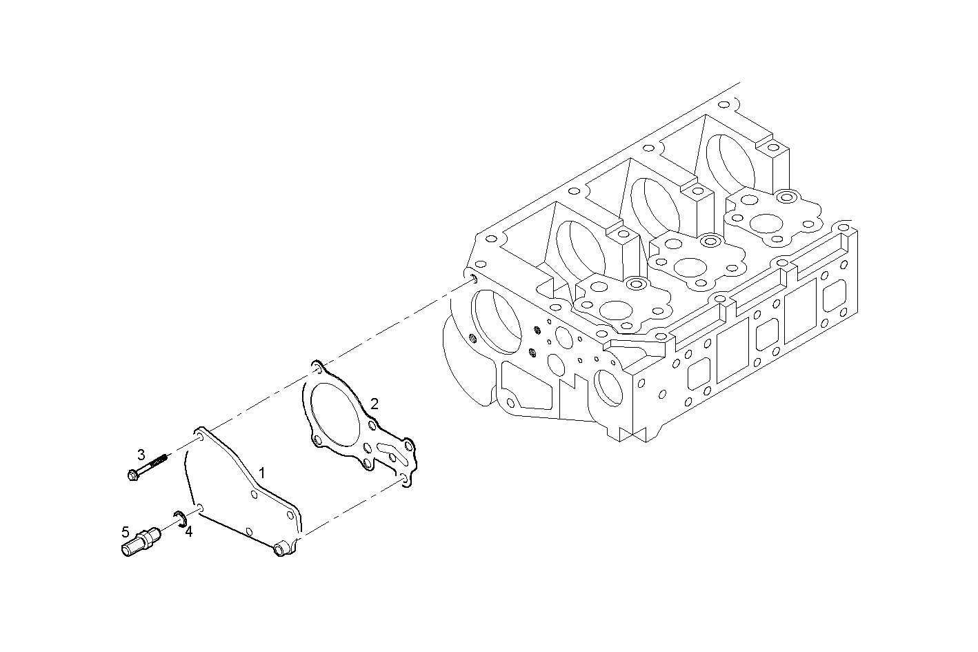 ENGINE EXHAUST BRAKE - F2BE0642B*A001 CURSOR 8 CNG parts diagram