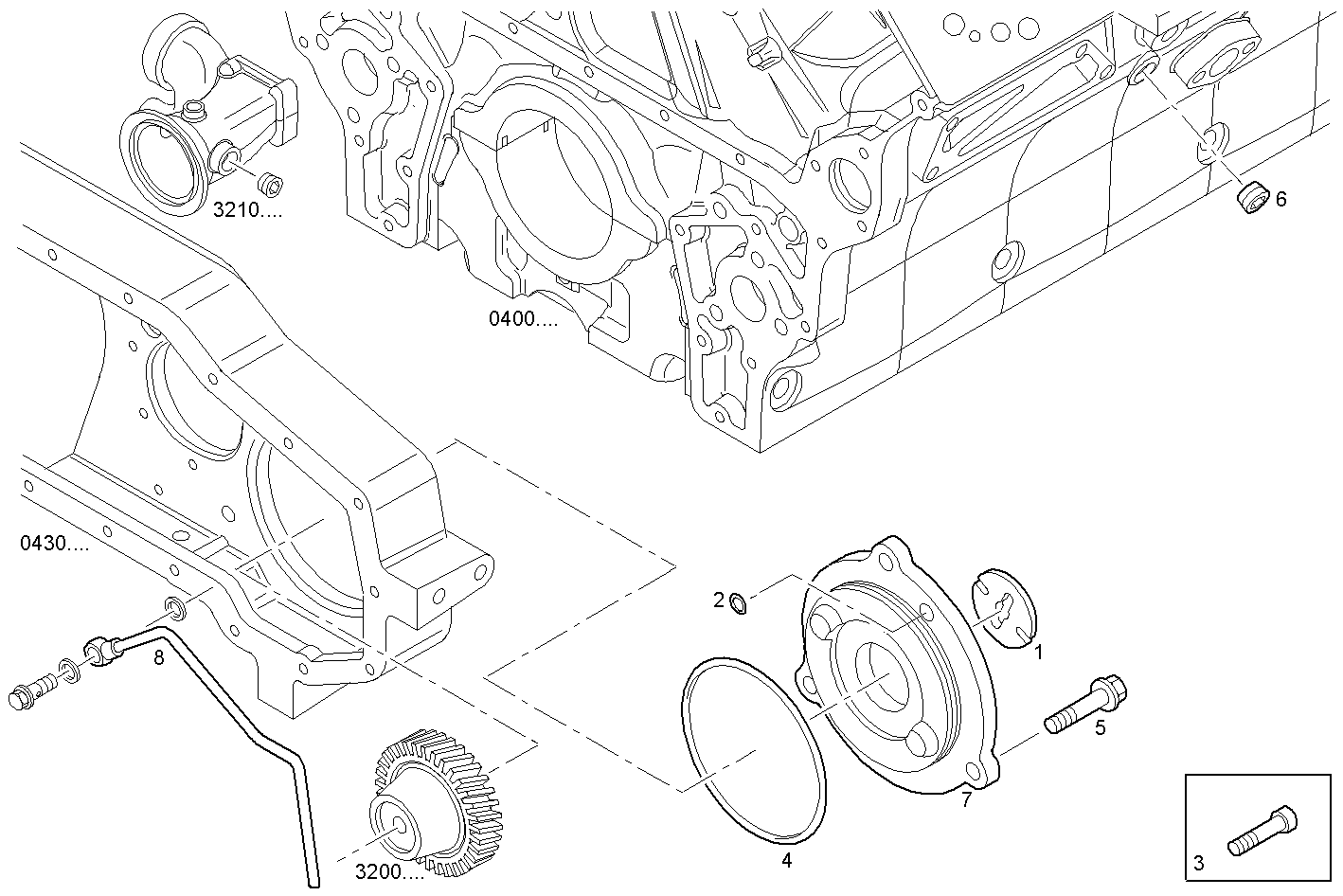 AIR COMPRESSOR - V08ENTM11.10P210 VECTOR 8 parts diagram