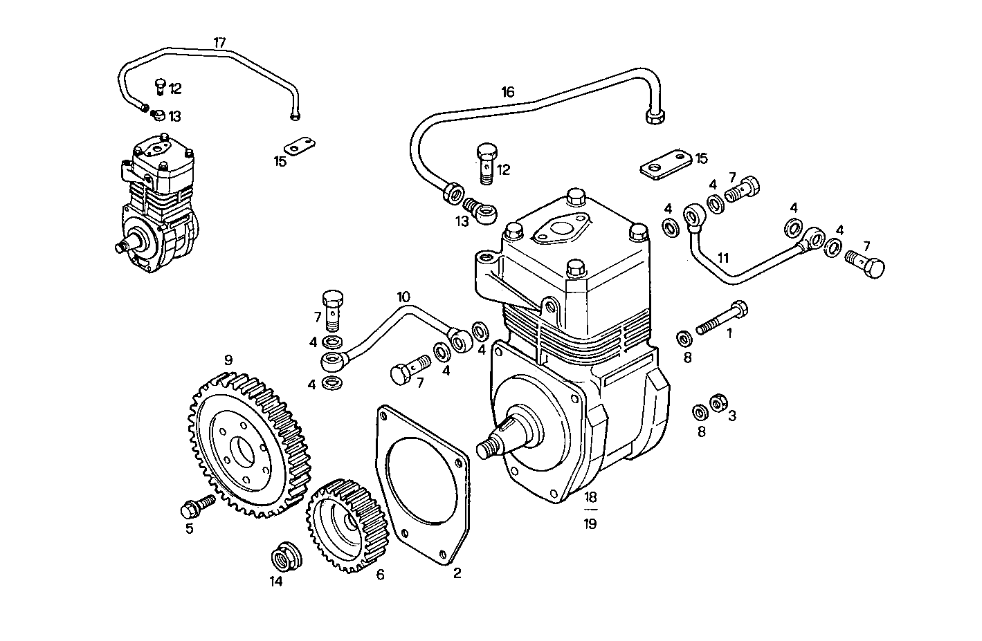 AIR COMPRESSOR - 8060SRC23.10 8060SRC23 parts diagram