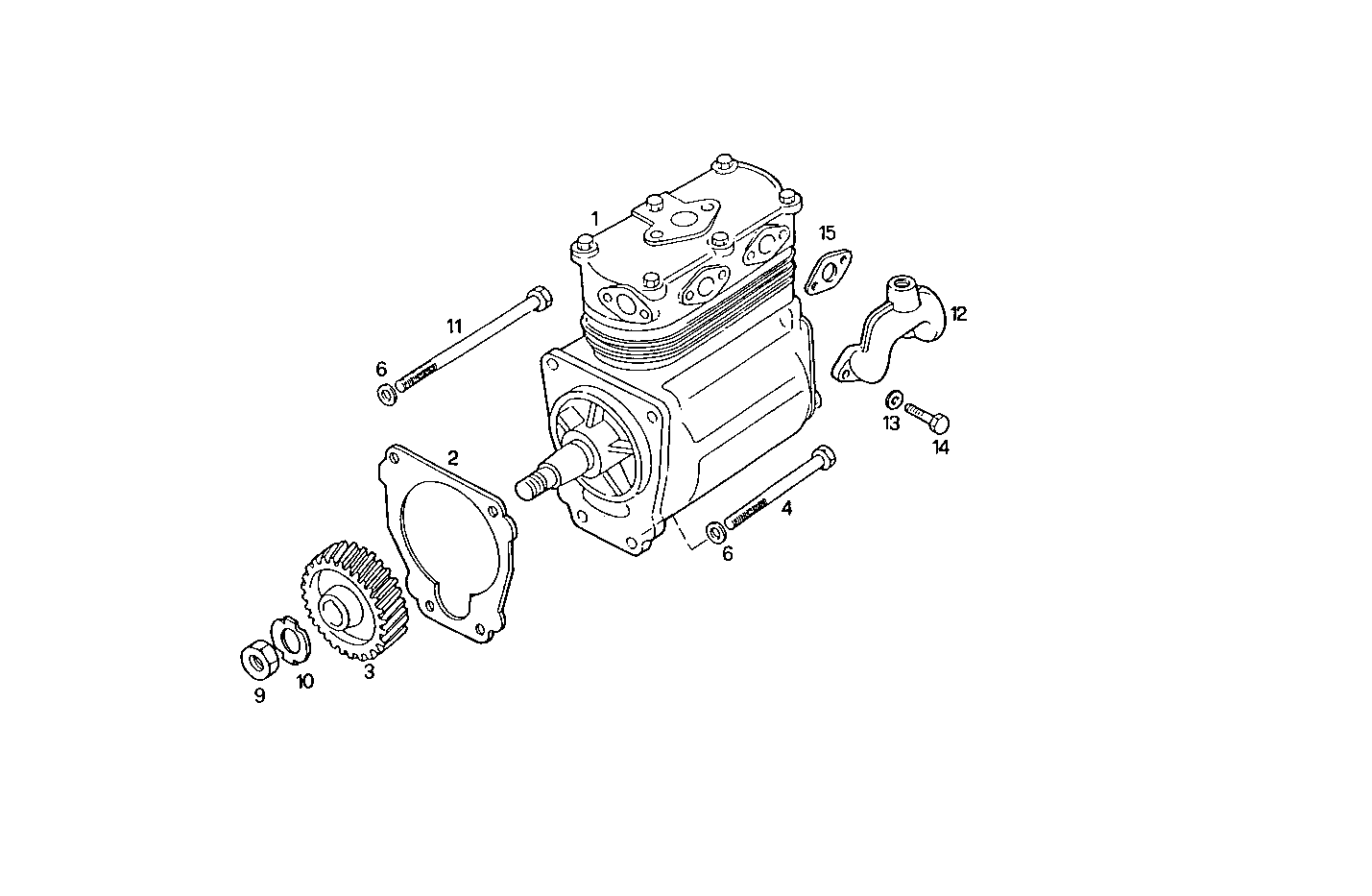 AIR COMPRESSOR - 8360SRC20.00 8360SRC20 parts diagram