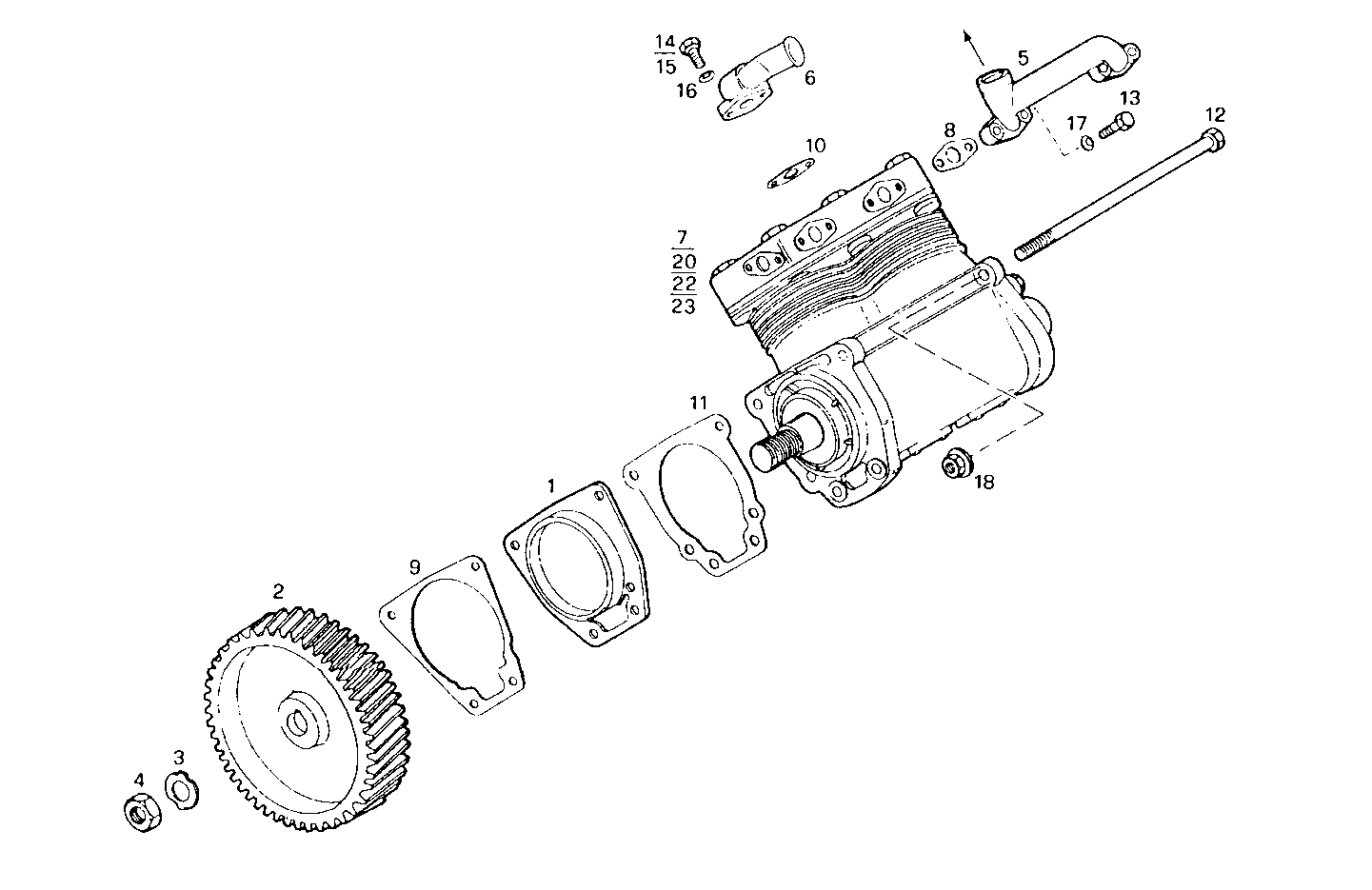 AIR COMPRESSOR - 8280SRC21.00 8280SRC21 parts diagram