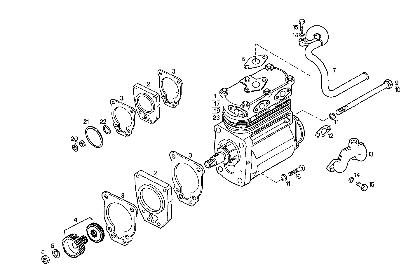 AIR COMPRESSOR - 8210SRC21.31 8210SRC21 parts diagram