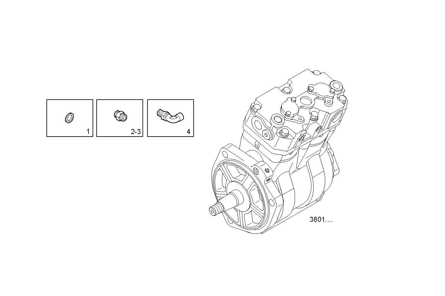 ENERGY SAVING - F3BE0681M*B722 CURSOR 13 - EURO 3 parts diagram