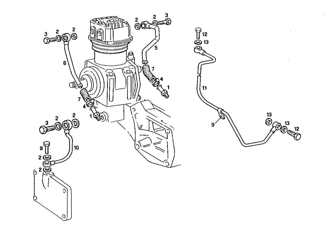 COMPRESSOR LINE SYSTEM - 8061C05.05A001 8061C05 parts diagram