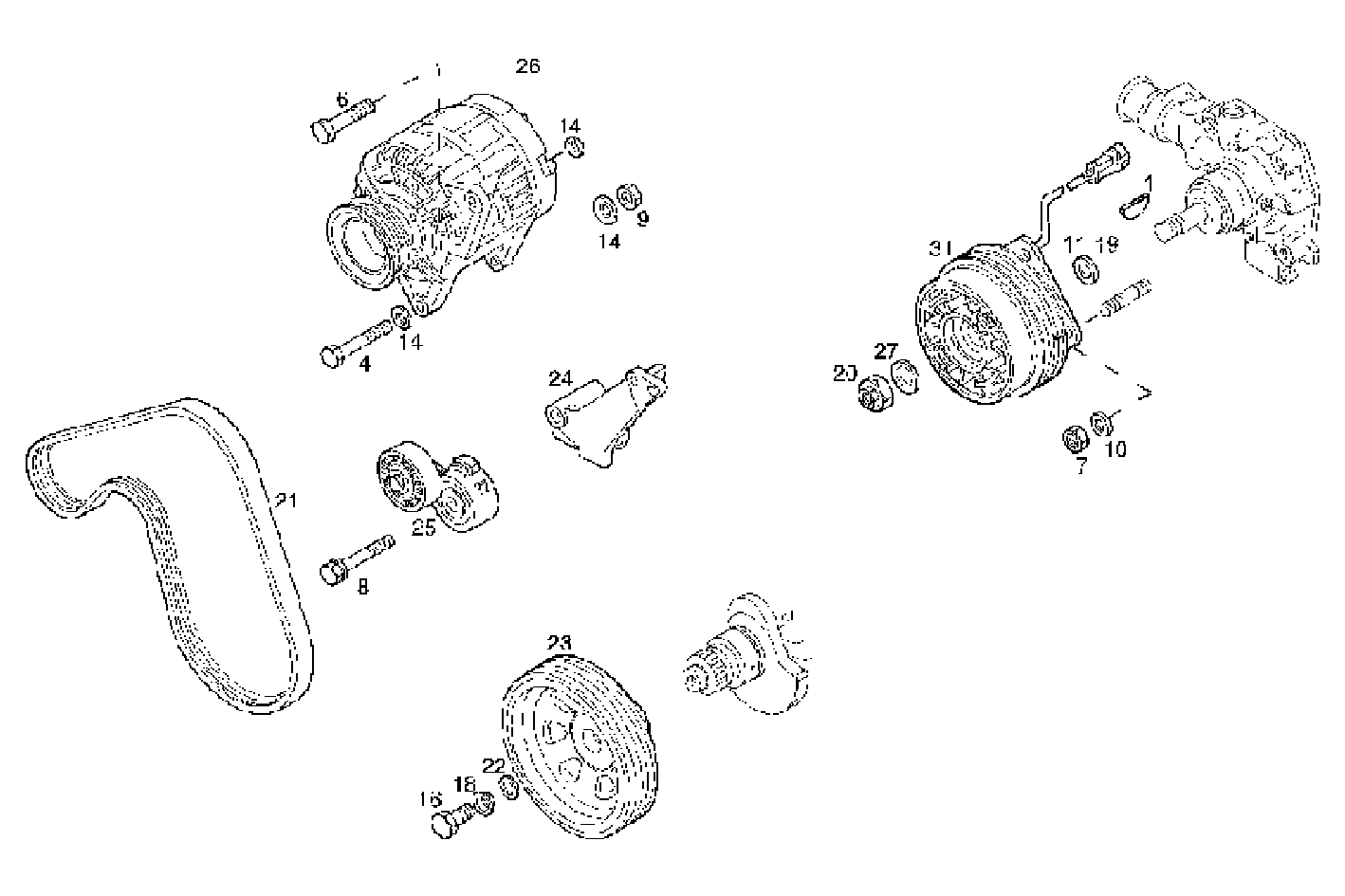 GENERATOR parts diagram