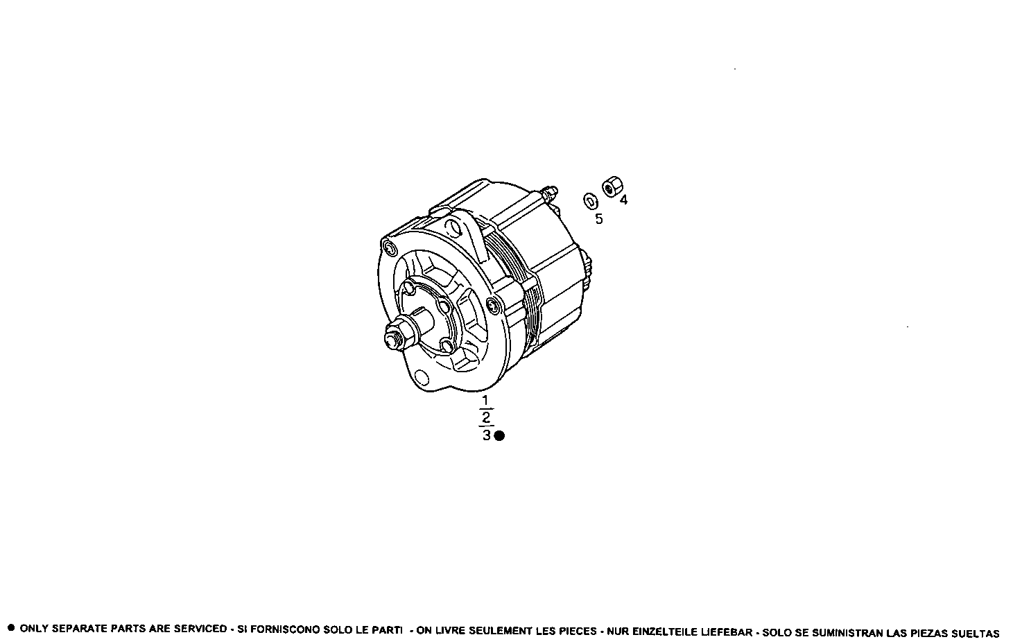 GENERATOR - 8210SRi25.00A580 8210SRi25 parts diagram