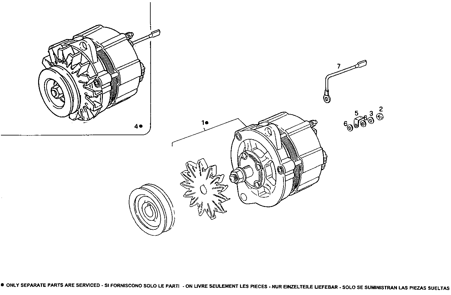 GENERATOR - 8281SRM70.30 8281SRM70 parts diagram