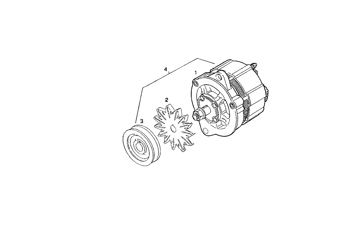 GENERATOR - 8061C05.05A001 8061C05 parts diagram