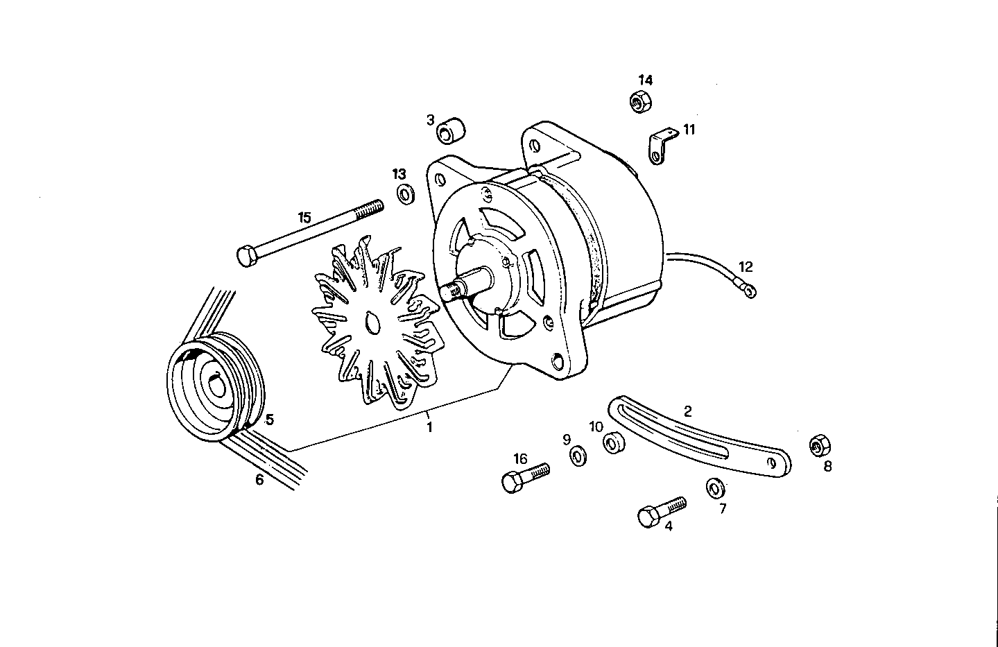 GENERATOR - 8460SRi10.00A016 8460SRi10 parts diagram