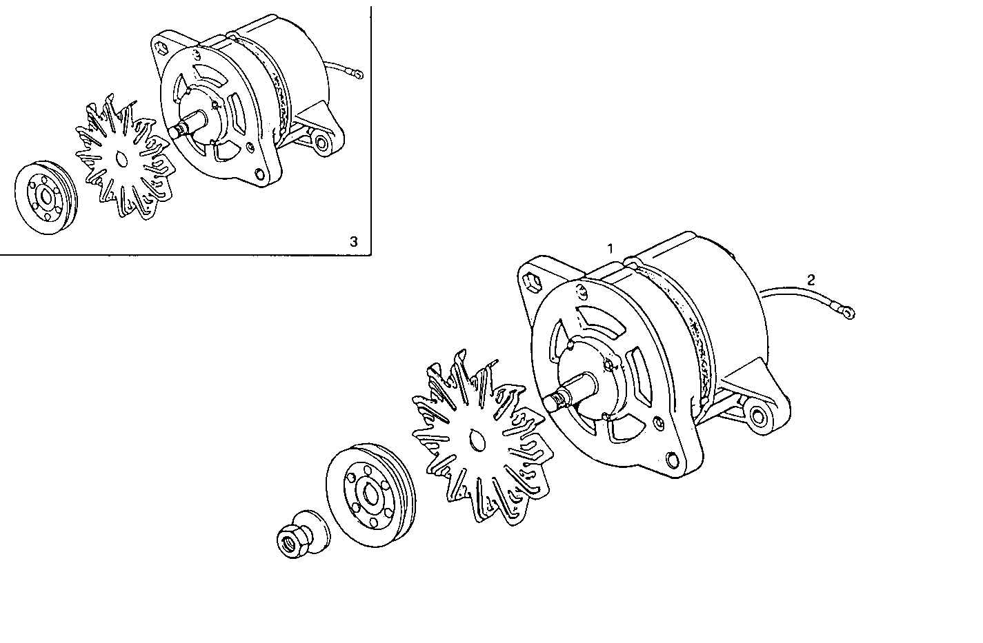 GENERATOR - 8361SRE11.00A001 8361SRE11 parts diagram