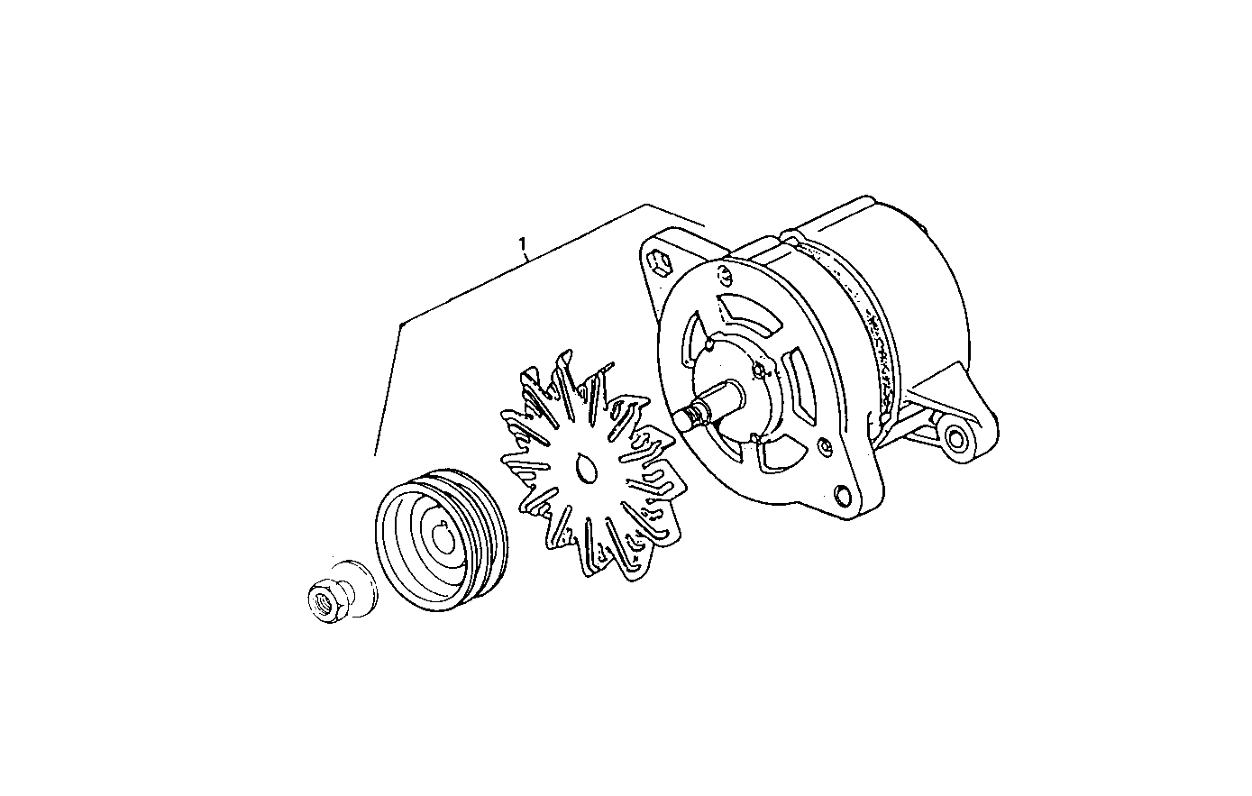 GENERATOR - 8045E00.59A003 8045E00 parts diagram
