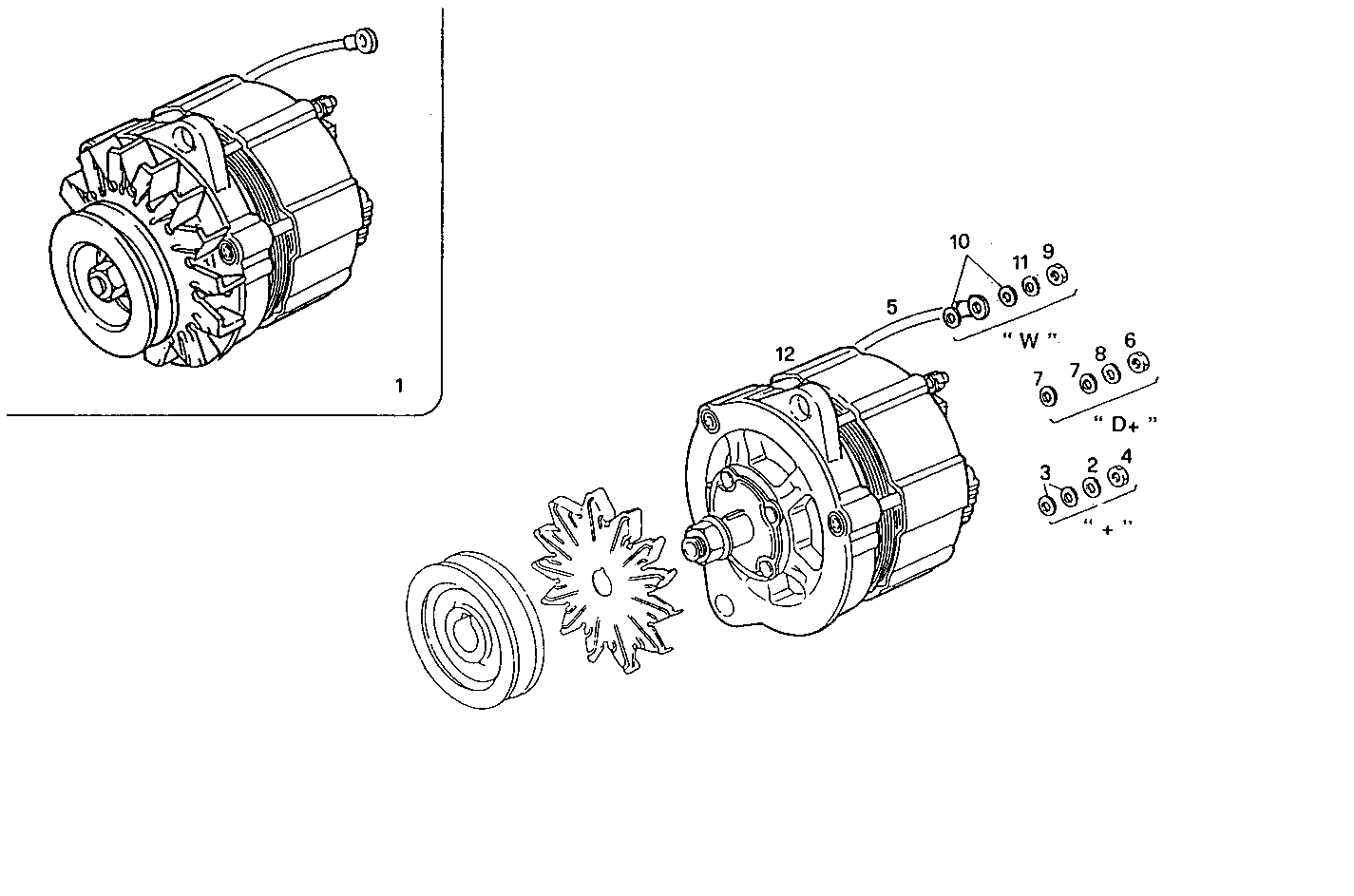 GENERATOR - 8210SRE10.00 8210SRE10 parts diagram