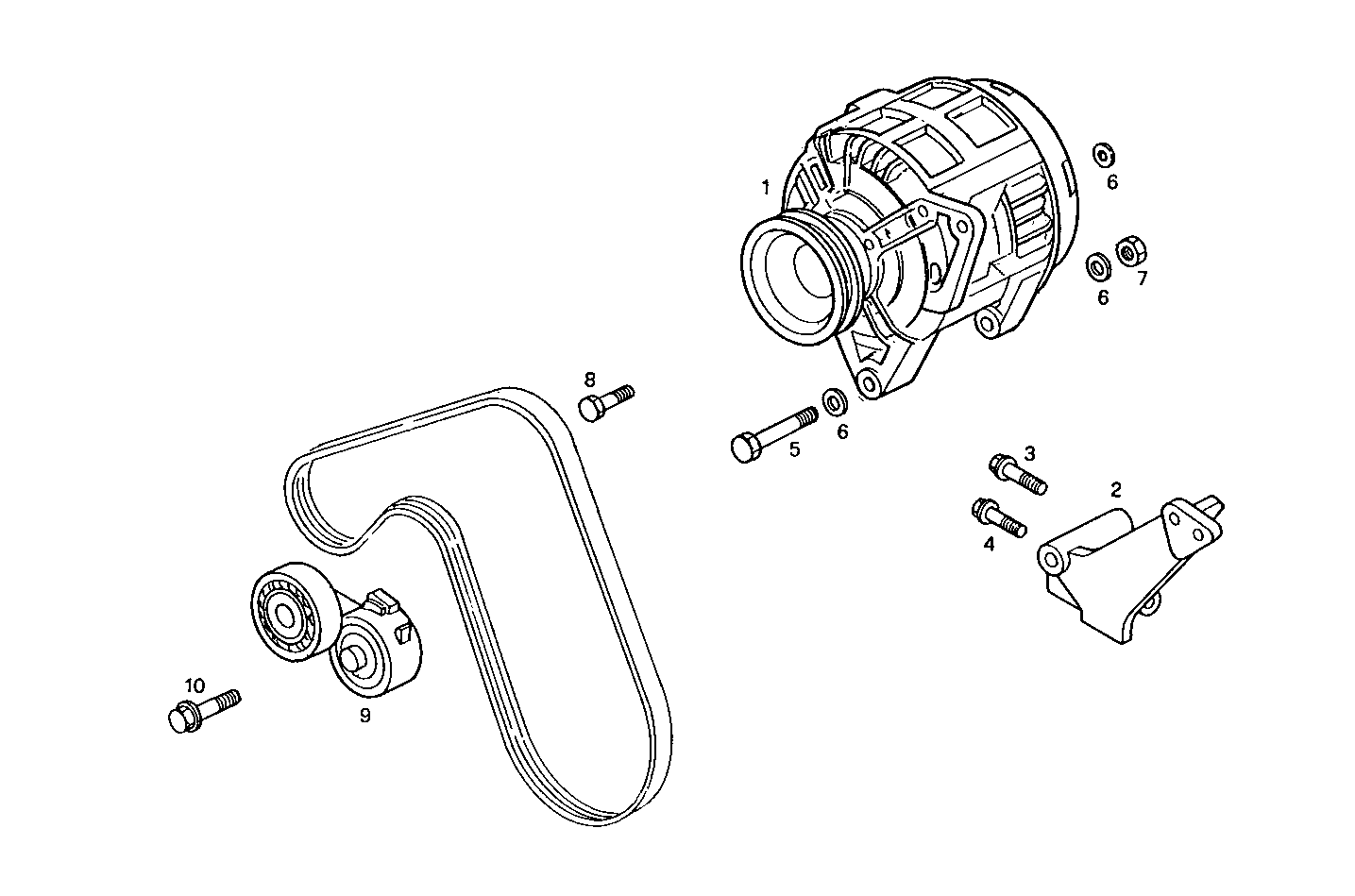GENERATOR - 8140.43C.2590 8140.43 parts diagram