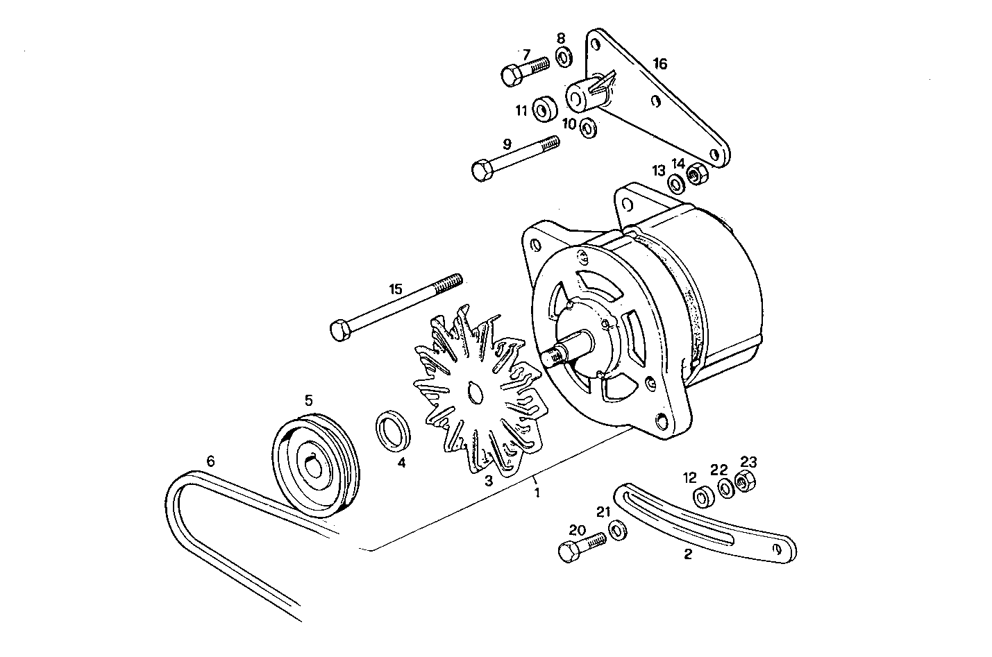 GENERATOR - 8460SRC21.20A002 8460SRC21 parts diagram