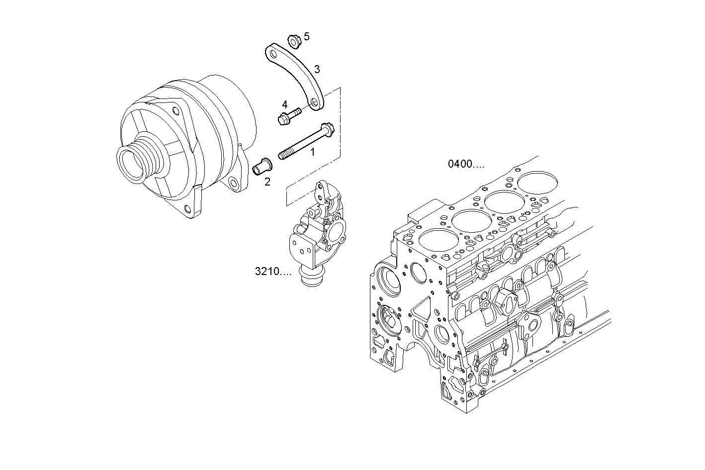 MOUNT - F4GE0404B*D650 NEF 4 mechanic. - TIER 2 parts diagram